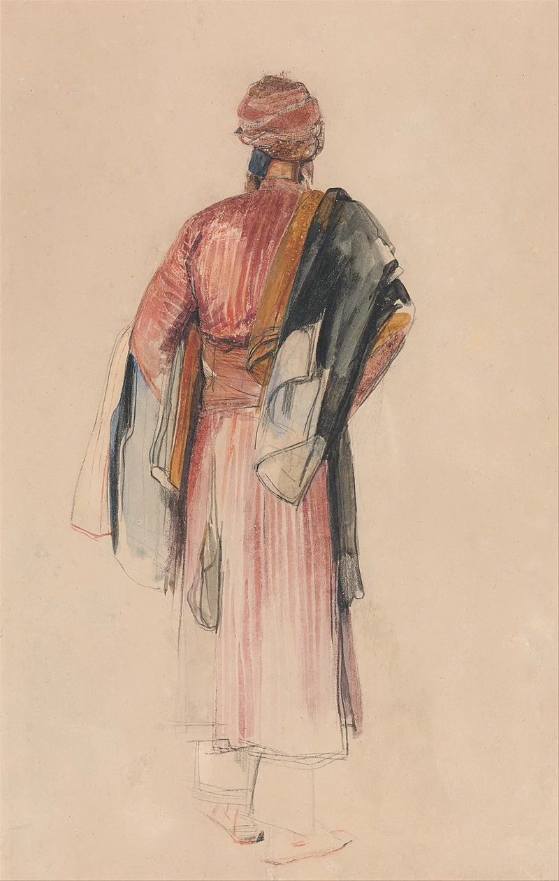 Ritratto di uomo di schiena